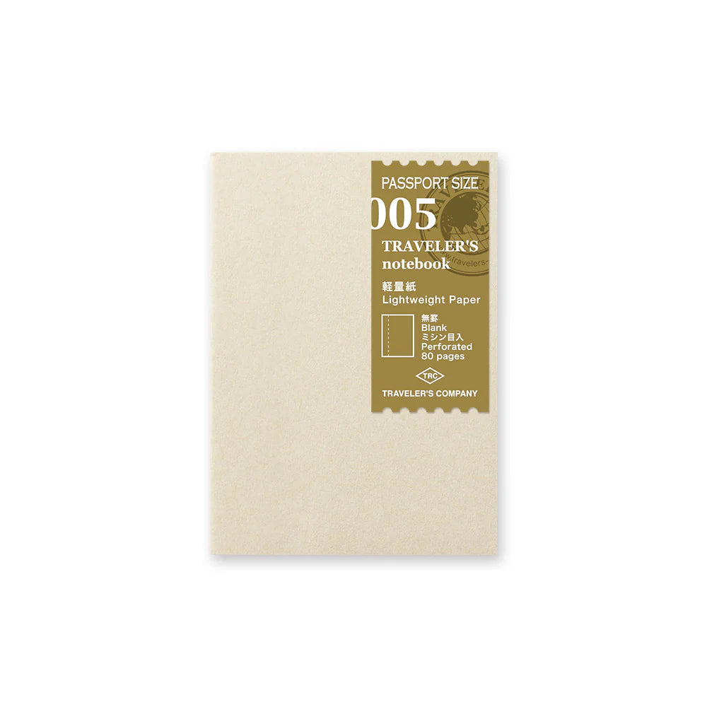 005 Lightweight Paper Notebook (Passport Size) Refill