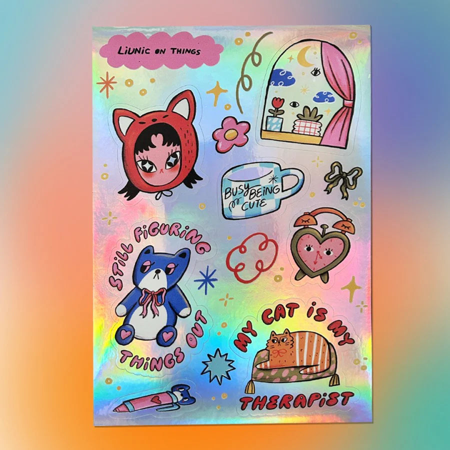 Into The Reverie Hologram Sticker Sheet