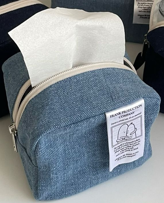 Frank Denim Pouch Size L