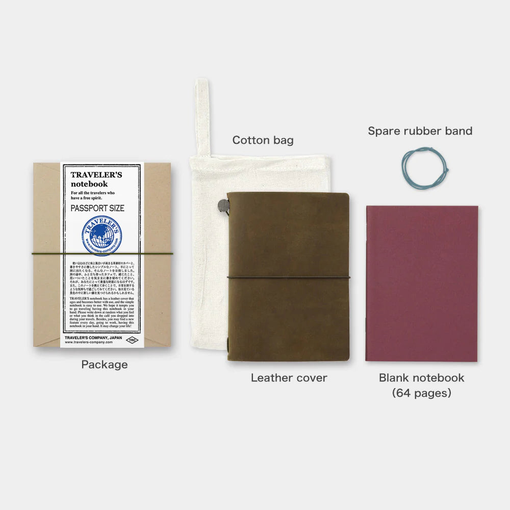 Notebook Olive (Passport Size)