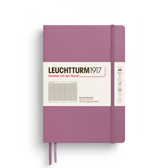 Notebook Medium (A5), Hardcover, 251 numbered pages SQUARED
