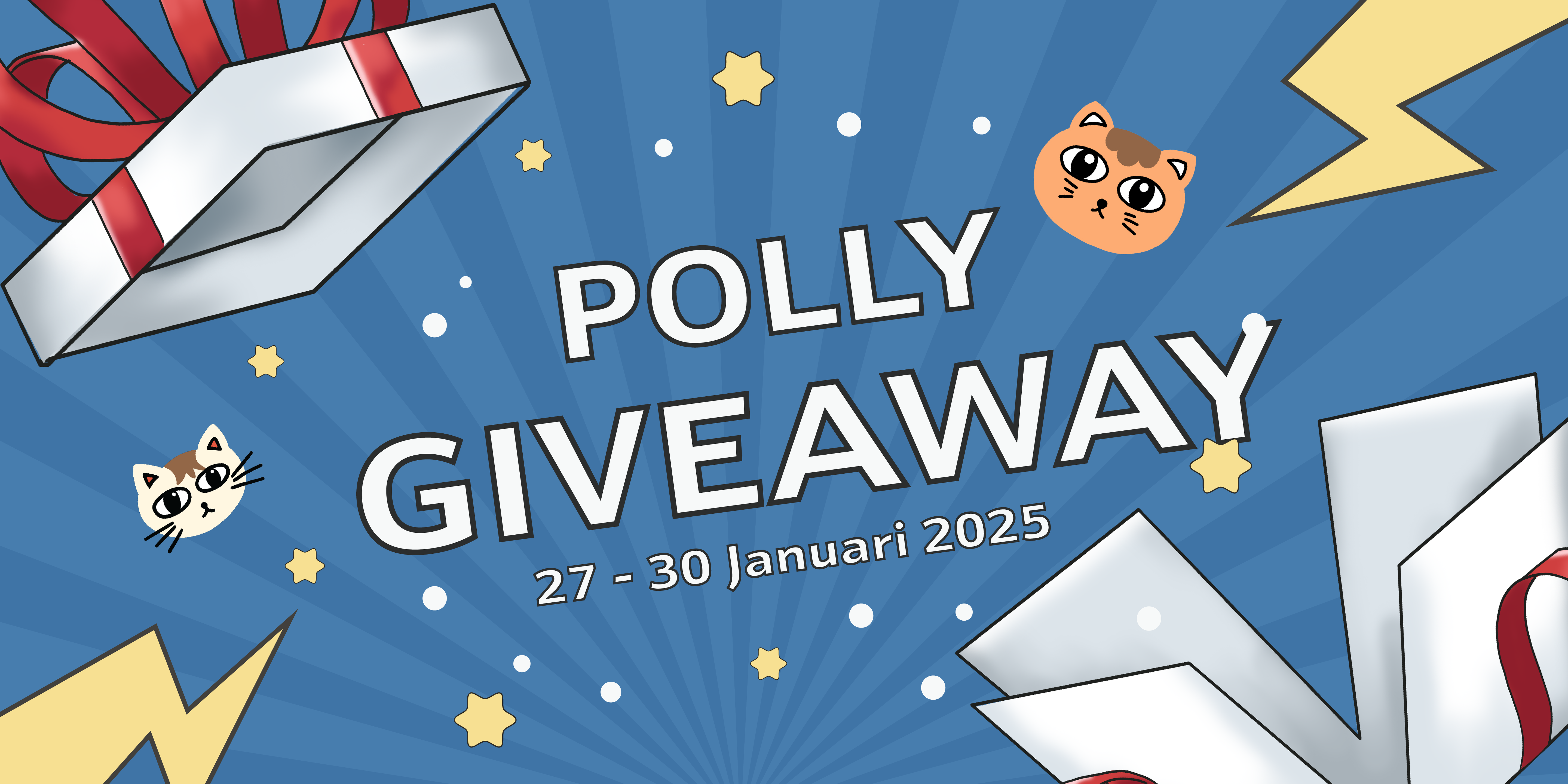 POLLY GIVEAWAY 27-30 JANUARI 2025