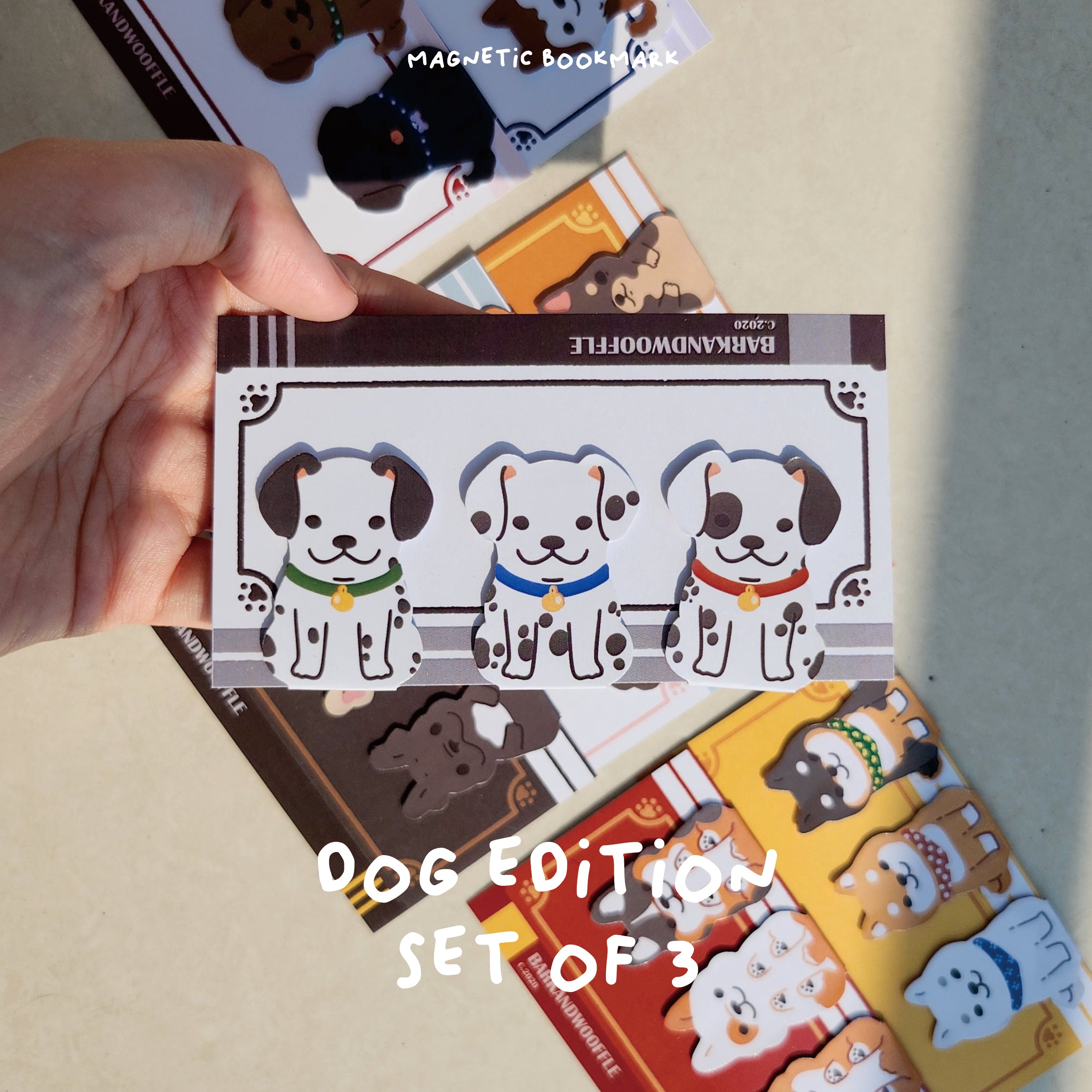 Magnetic Bookmark Dogs Edition (Set of 3)