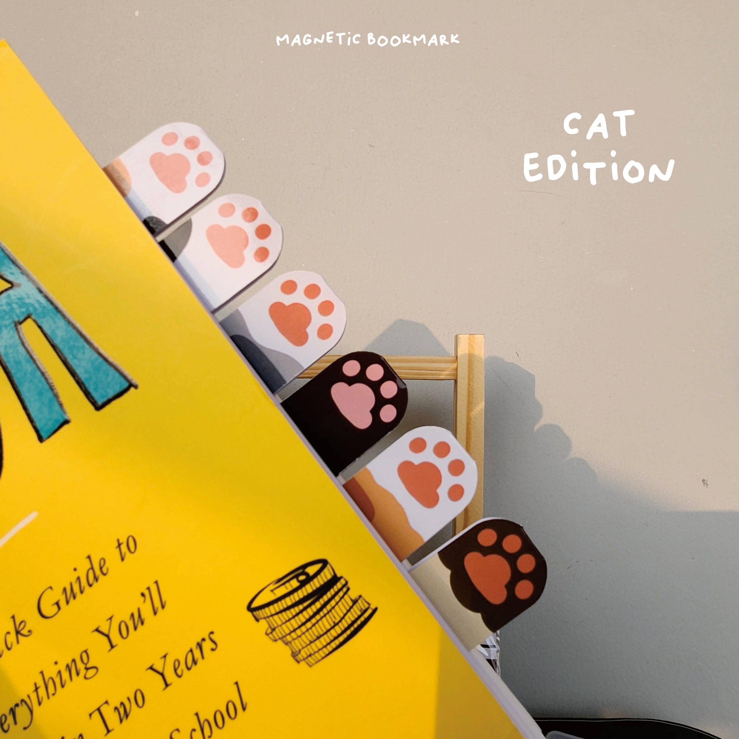 Magnetic Bookmark Cat Edition