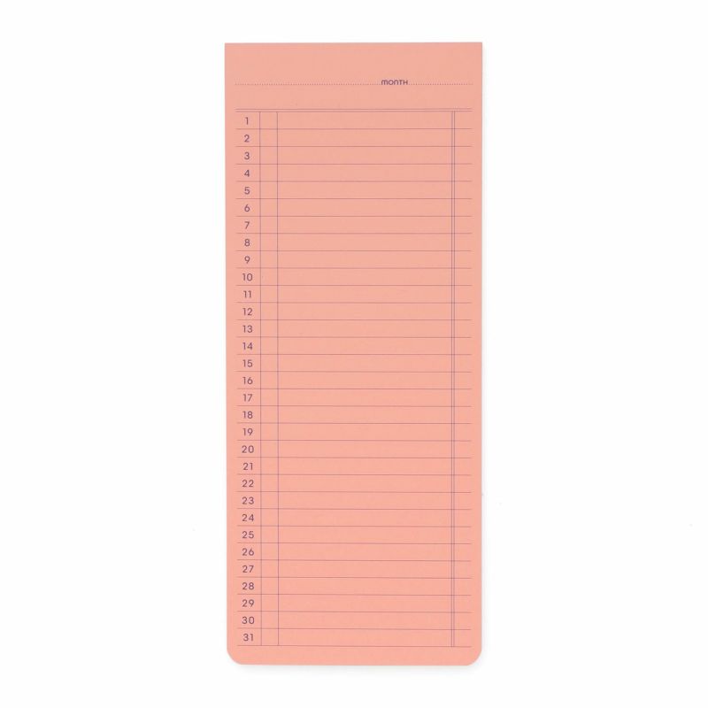 Sticky Memopad Monthly