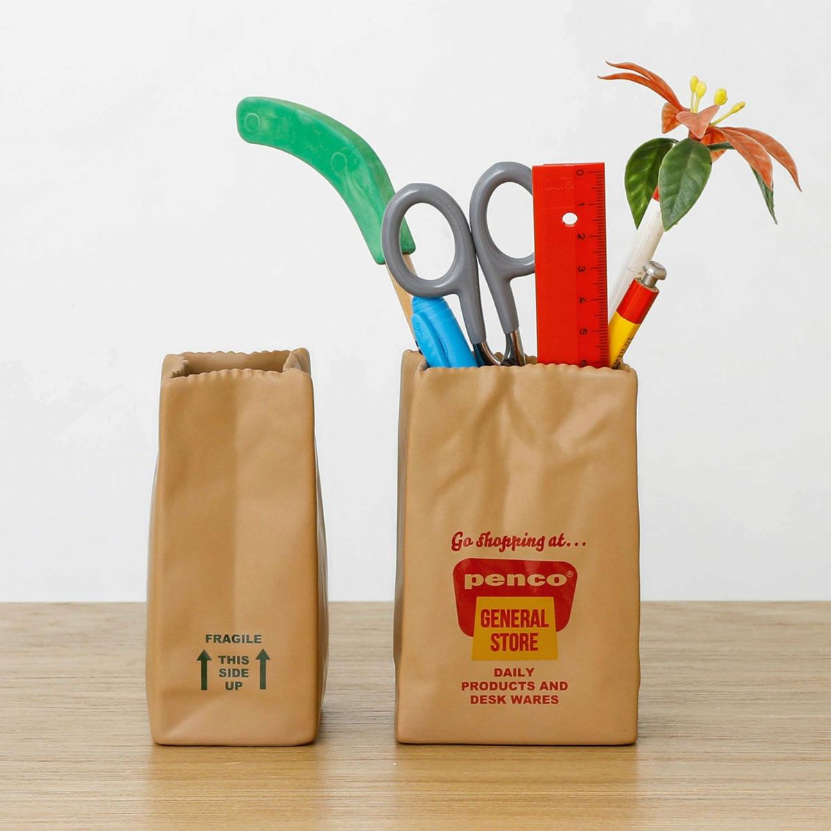 Brown Bag Pen Stand