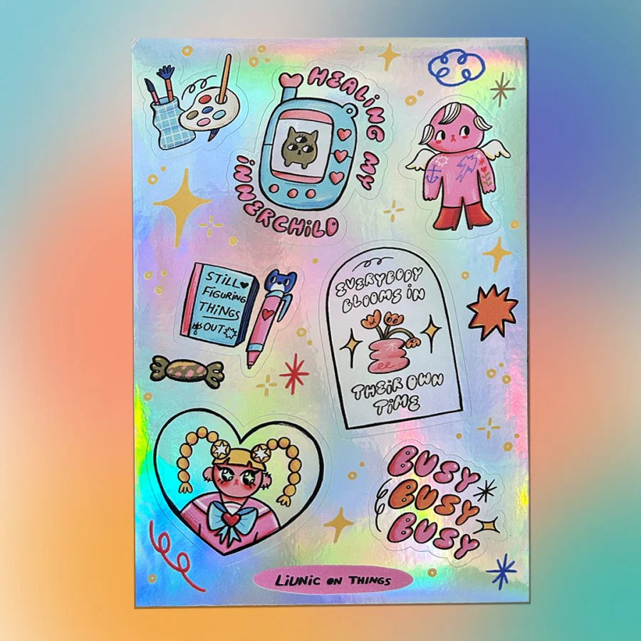 Into The Reverie Hologram Sticker Sheet