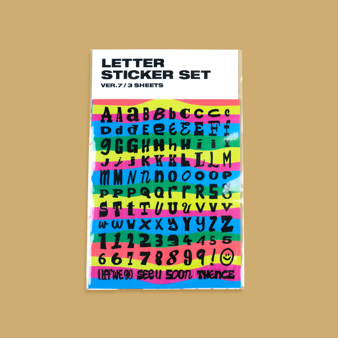 Letter Sticker Set