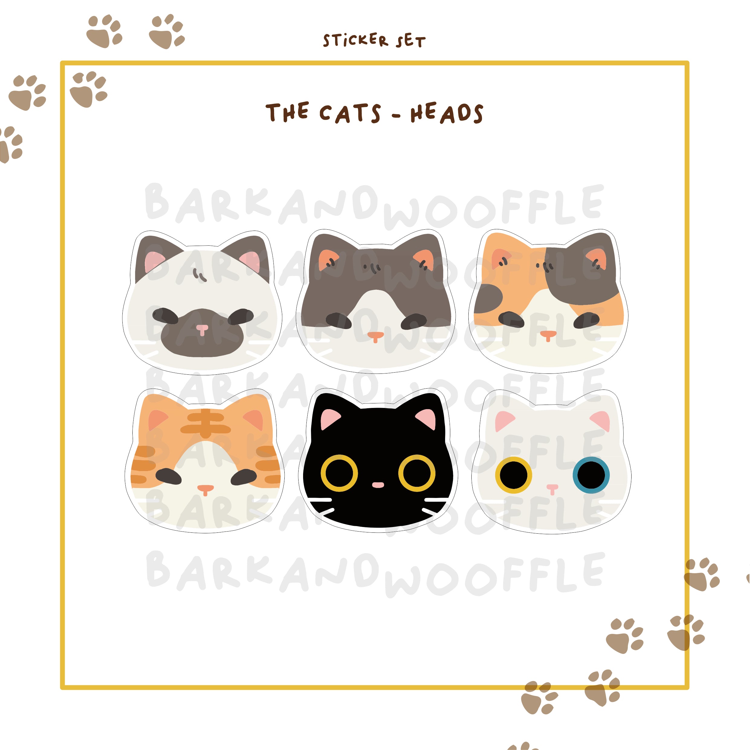 Sticker Set Cat Collections