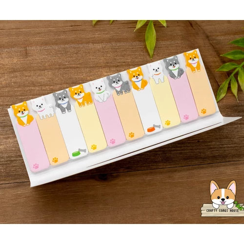 One Point Marker Dog Bookmark