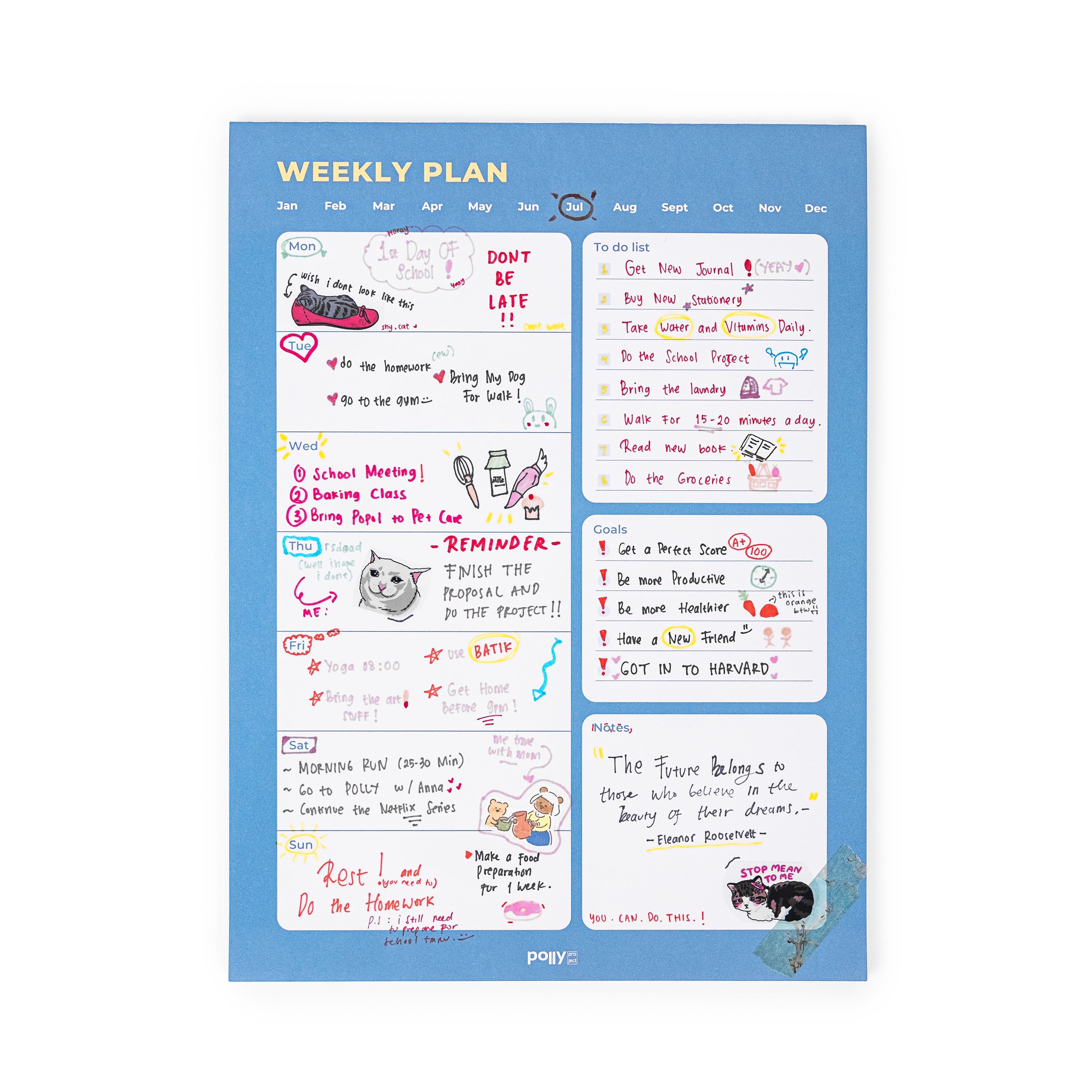 Weekly Planner Notepad