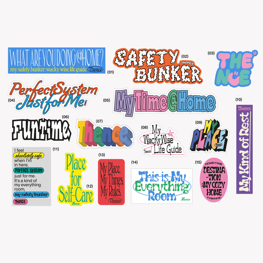 Typography Sticker Pack Ver. 1