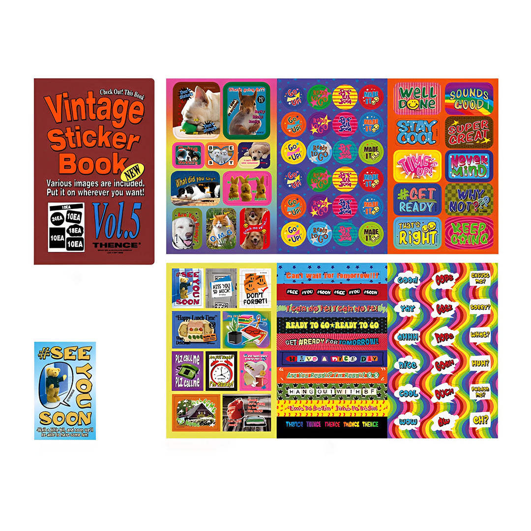 Vintage Sticker Book