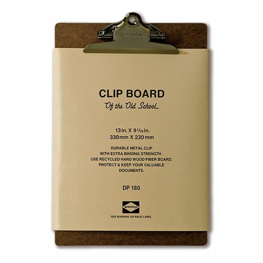 Clip Board O/S Bronze Clip