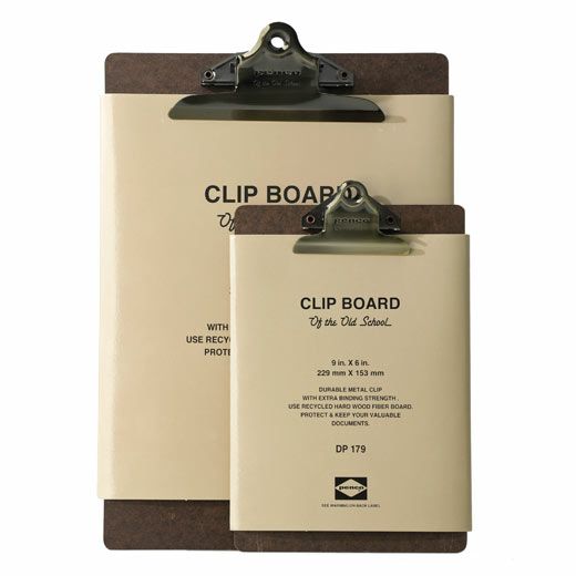 Clip Board O/S Bronze Clip