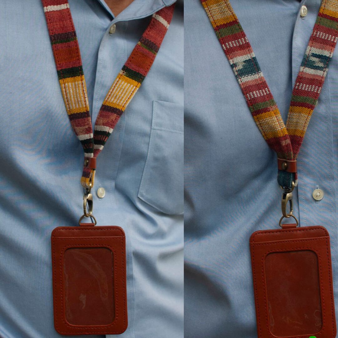 Selip Haa - ID Card Lanyard Full Tenun