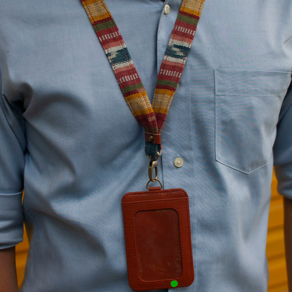 Selip Haa - ID Card Lanyard Full Tenun