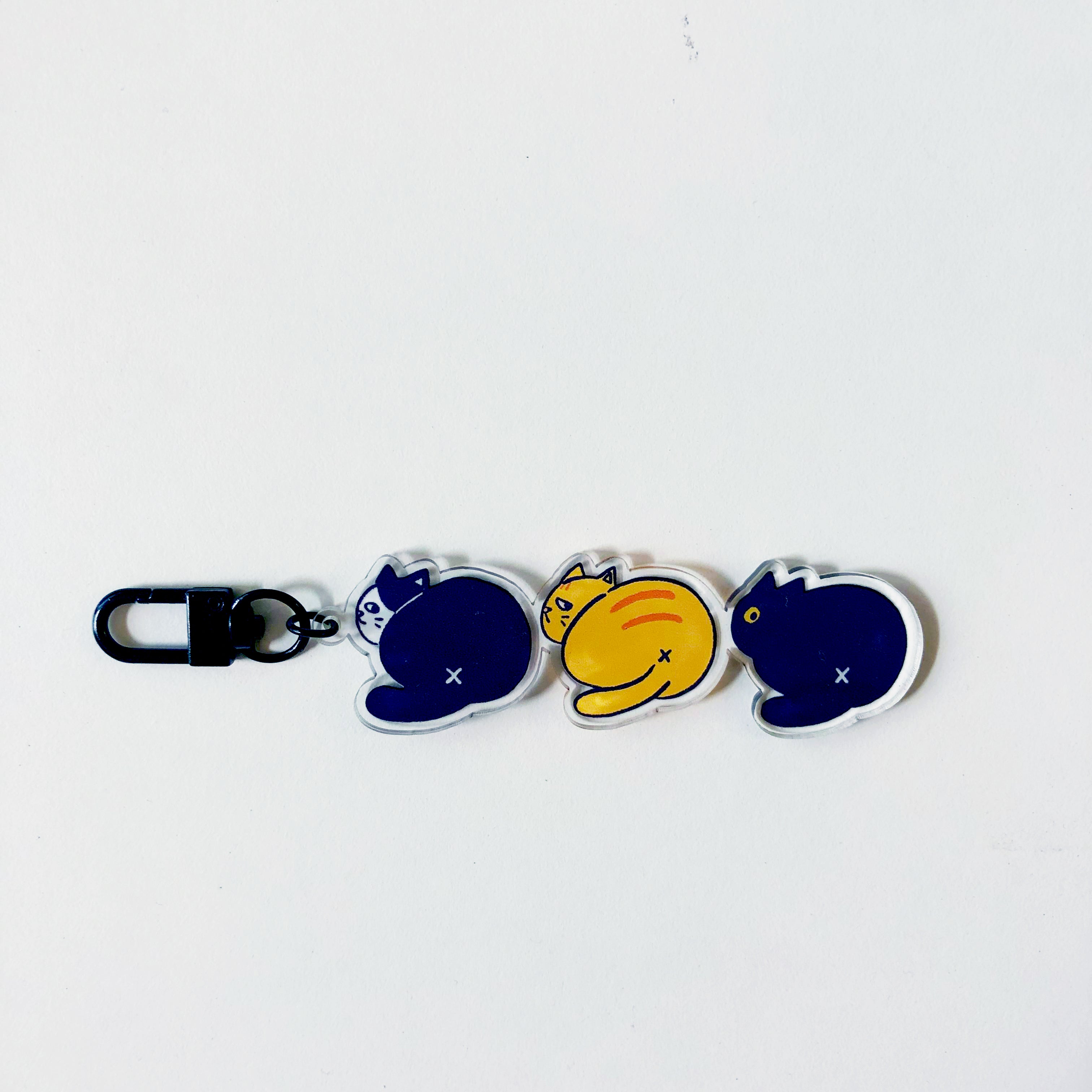 Acrylic Keyring Cat Series