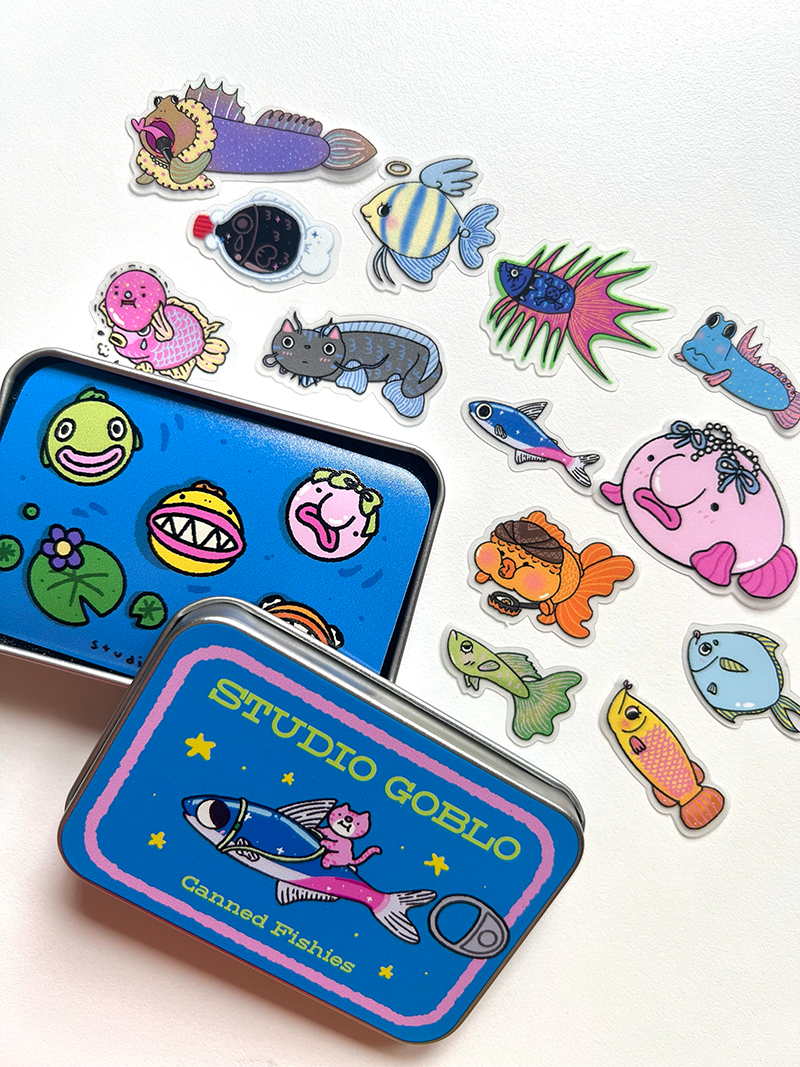 Fishies Tin Case