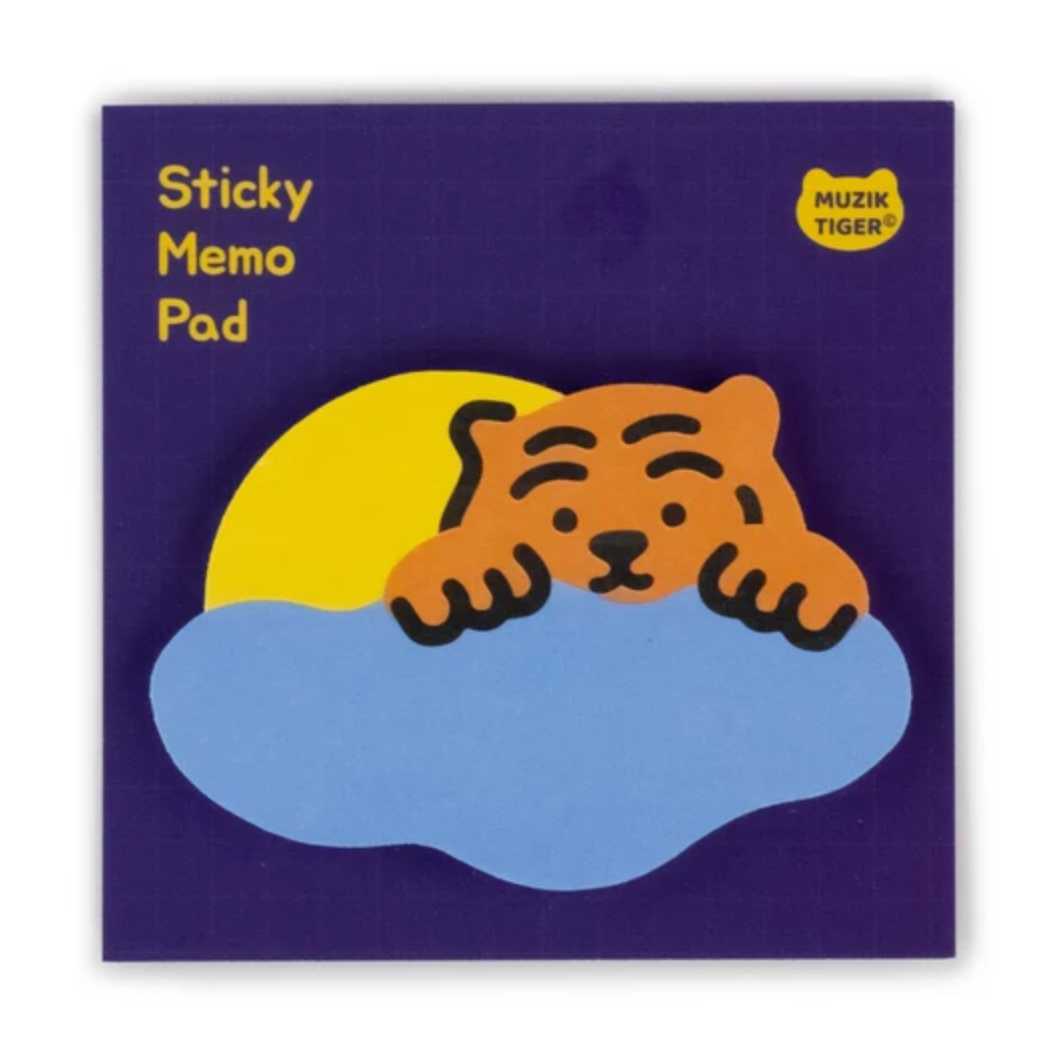 Cloud Tiger Sticky Memo Pad