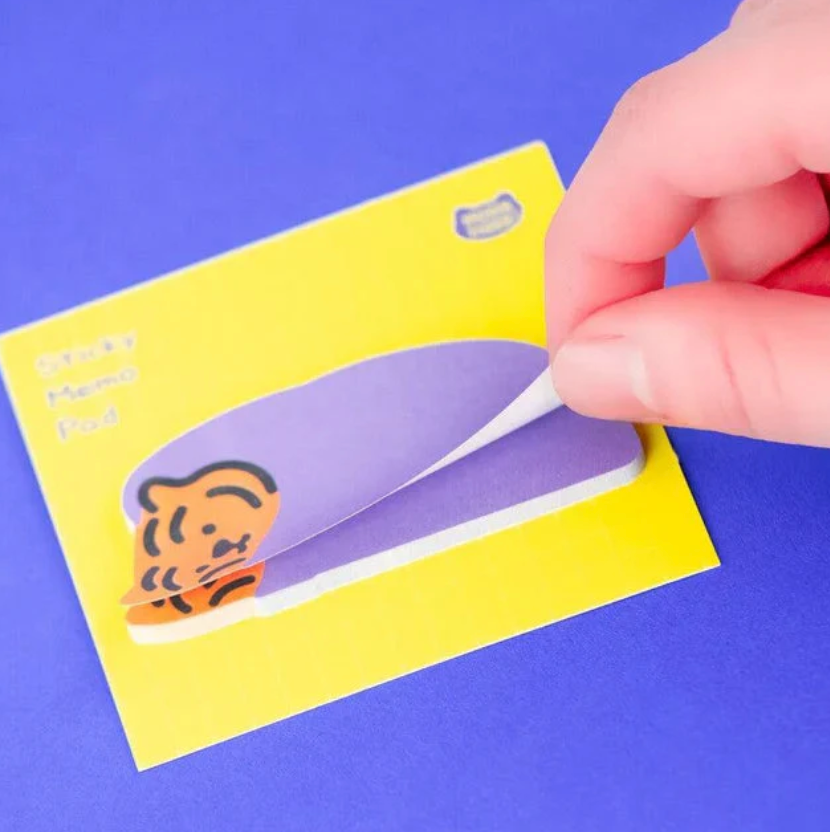 Blanket Tiger Sticky Memo Pad