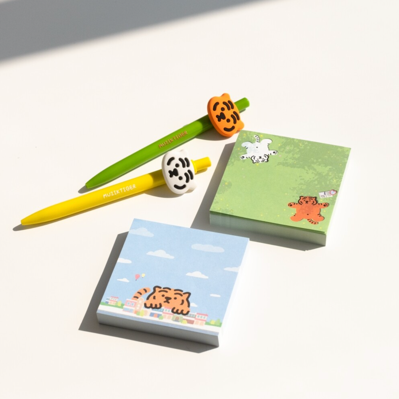 Tiger Village Sticky Memo Pad