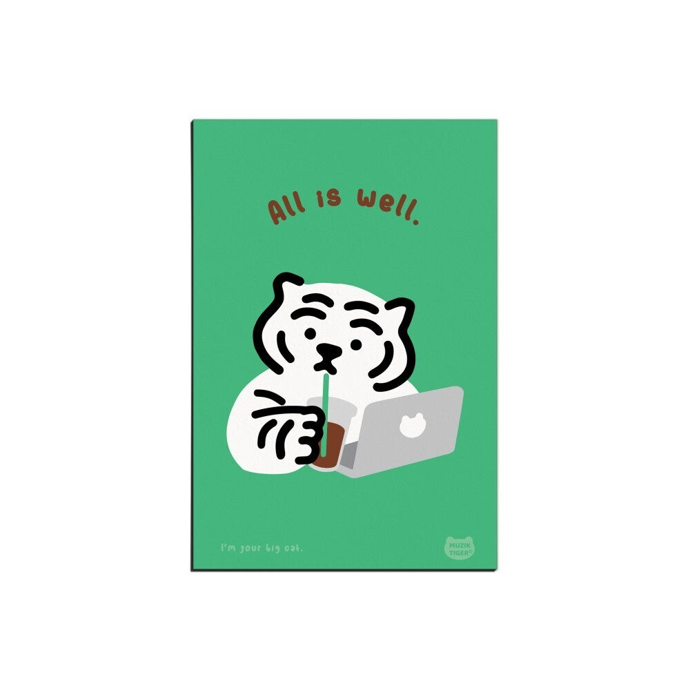 Tiger Message Card