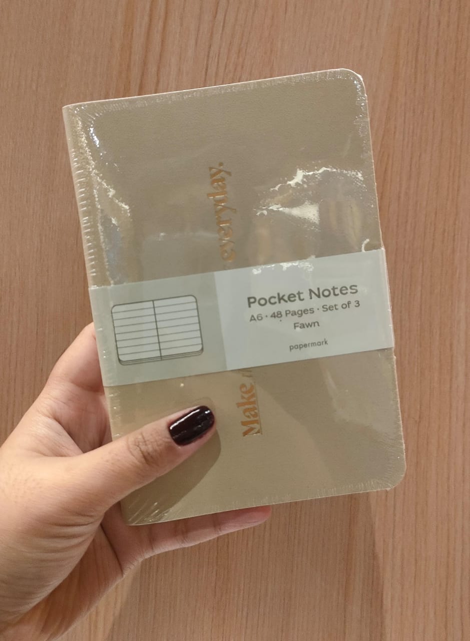 Pocket Notes Set of 3