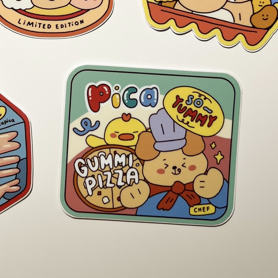 Die Cut Sticker Pica Pica