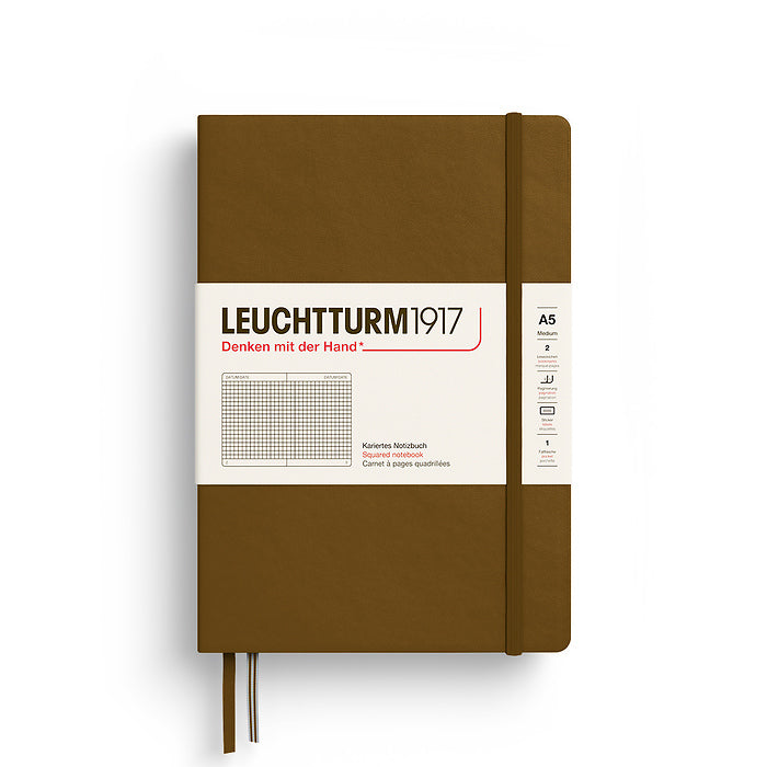 Notebook Medium (A5), Hardcover, 251 numbered pages SQUARED