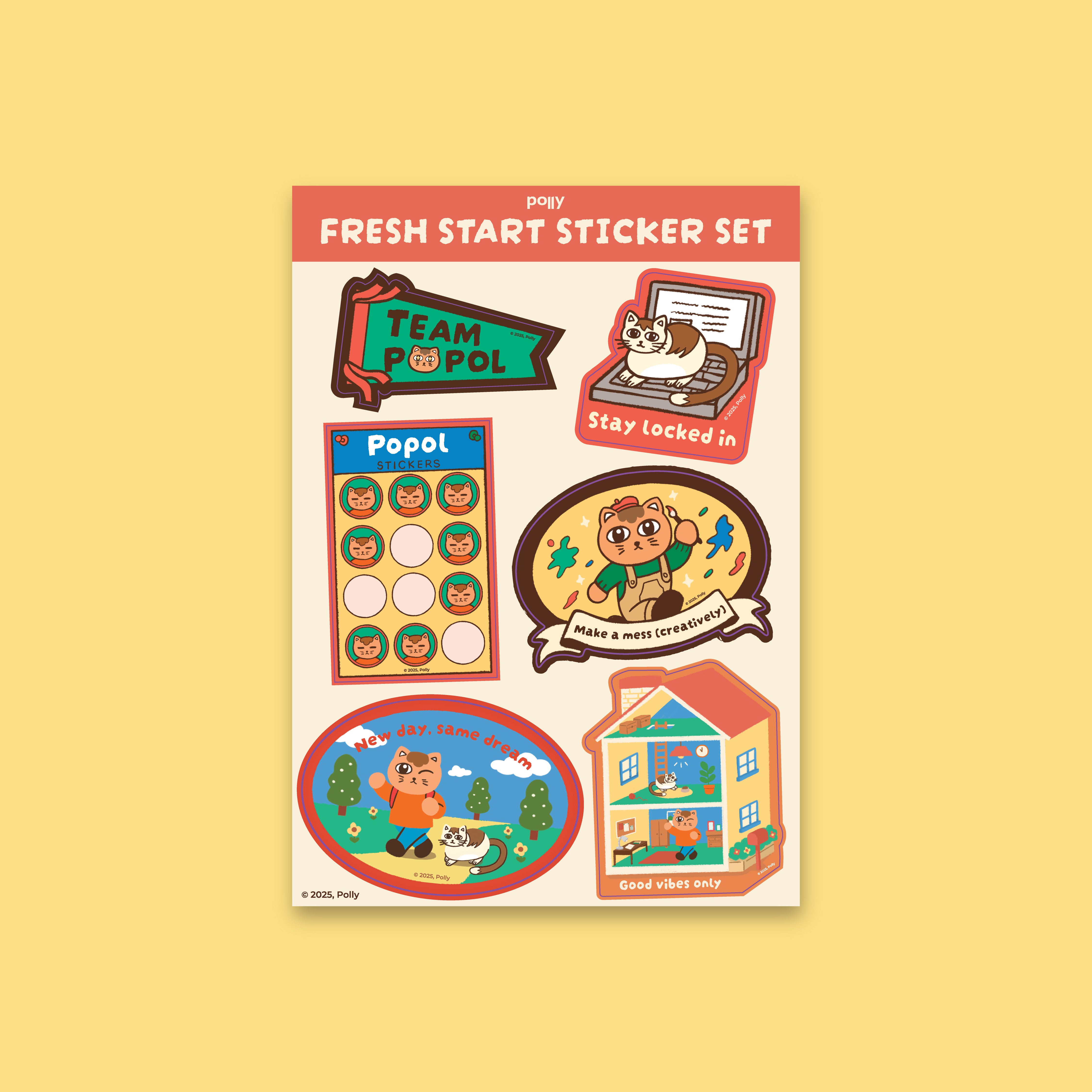 Fresh Start Sticker Sheet