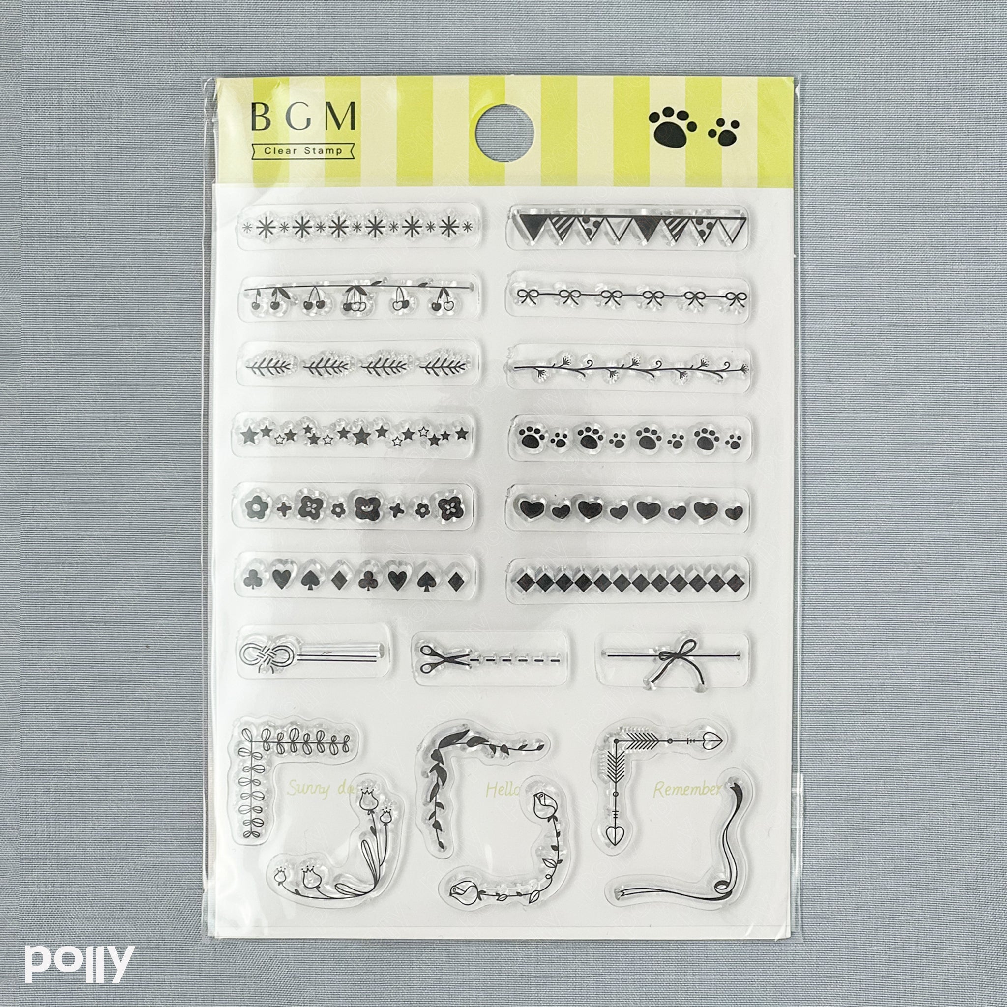 BGM Clear Stamp - Polly Indonesia