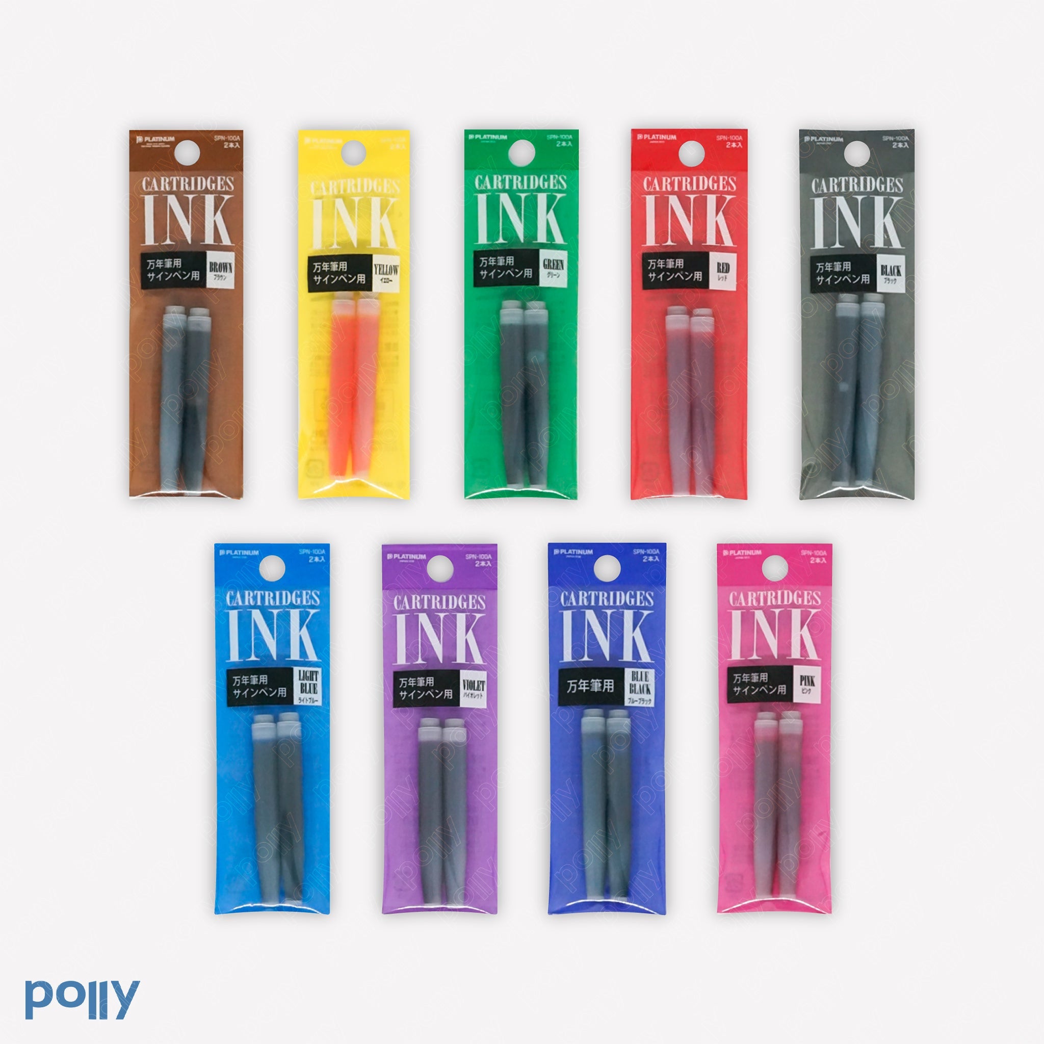 PLATINUM Ink Cartridge Pack of 2 - Polly Indonesia