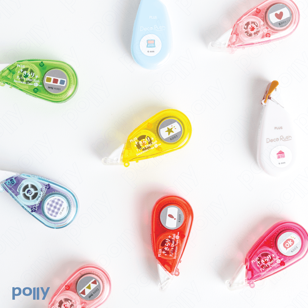 PLUS DecoRush Decoration Tape 6 mm - Polly Indonesia
