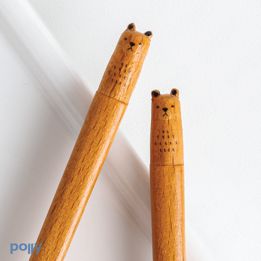 SHIMOYAMA Animal Wooden Chopstick - Polly Indonesia