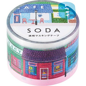 SODA Transparent Washi Tape 30 mm - Polly Indonesia