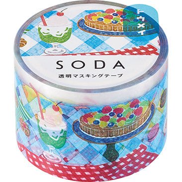 SODA Transparent Washi Tape 30 mm - Polly Indonesia